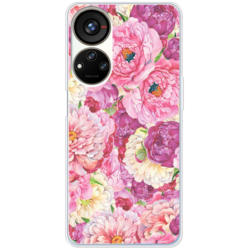 Чехол BoxFace ZTE Blade V40s Pink Peonies