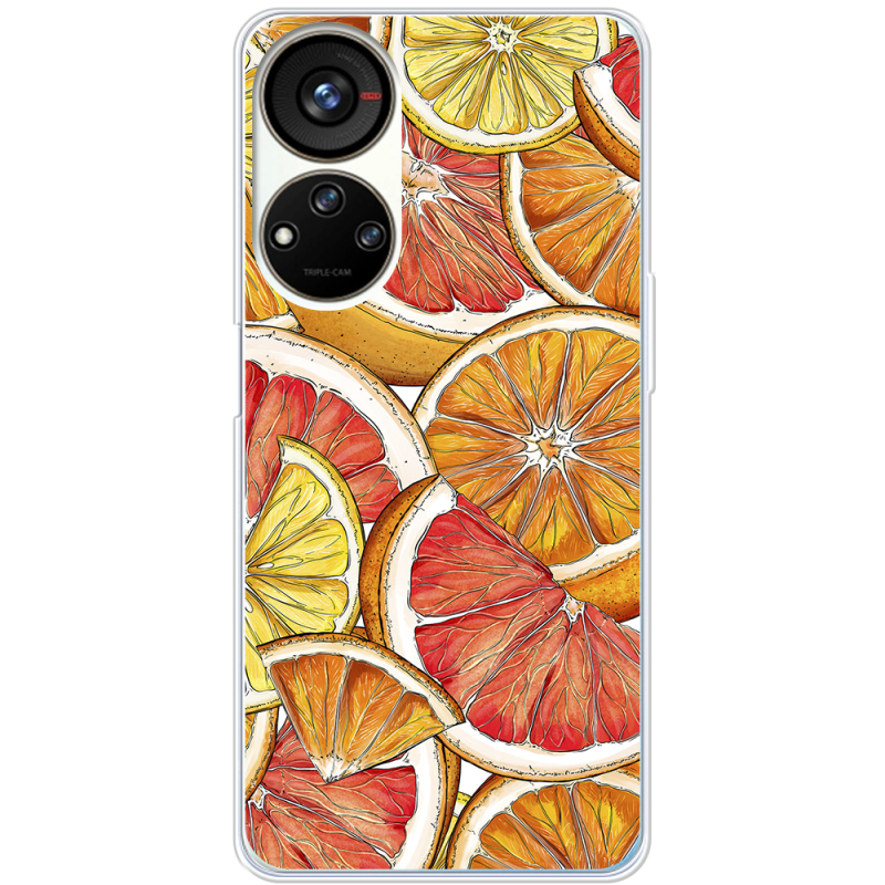 Чехол BoxFace ZTE Blade V40s Citrus Pattern