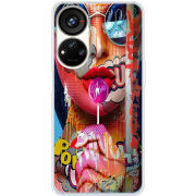 Чехол BoxFace ZTE Blade V40s Colorful Girl