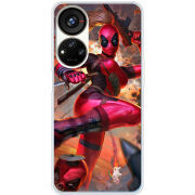 Чехол BoxFace ZTE Blade V40s Woman Deadpool