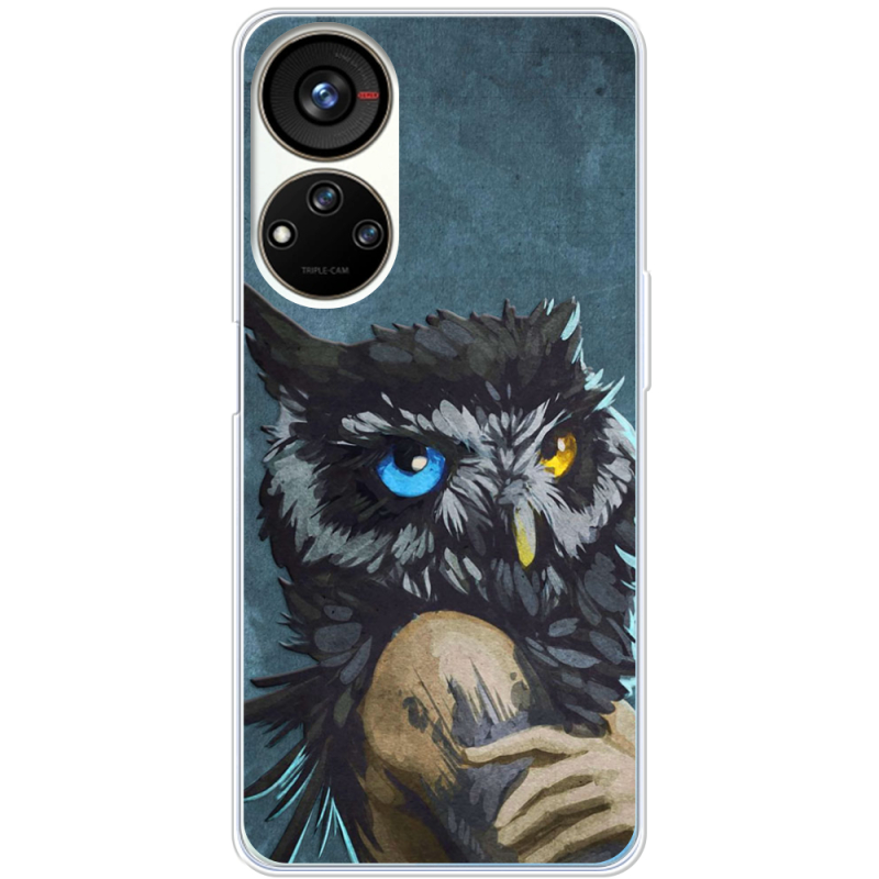 Чехол BoxFace ZTE Blade V40s Owl Woman