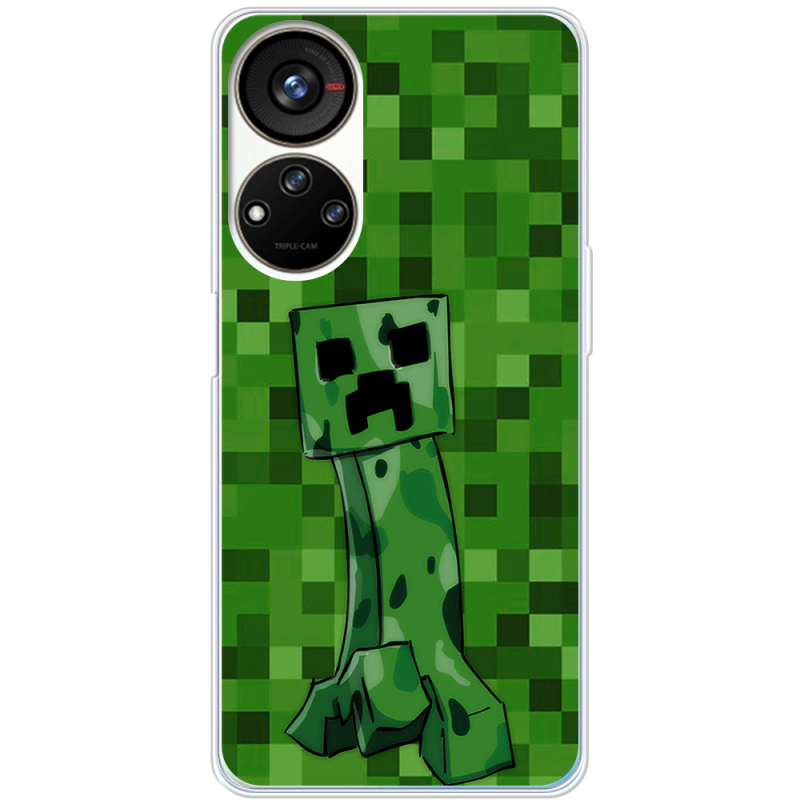 Чехол BoxFace ZTE Blade V40s Minecraft Creeper