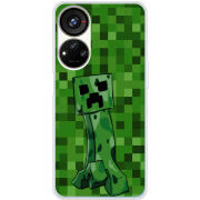 Чехол BoxFace ZTE Blade V40s Minecraft Creeper