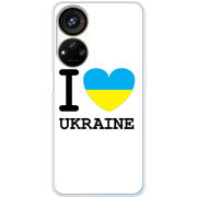 Чехол BoxFace ZTE Blade V40s I love Ukraine