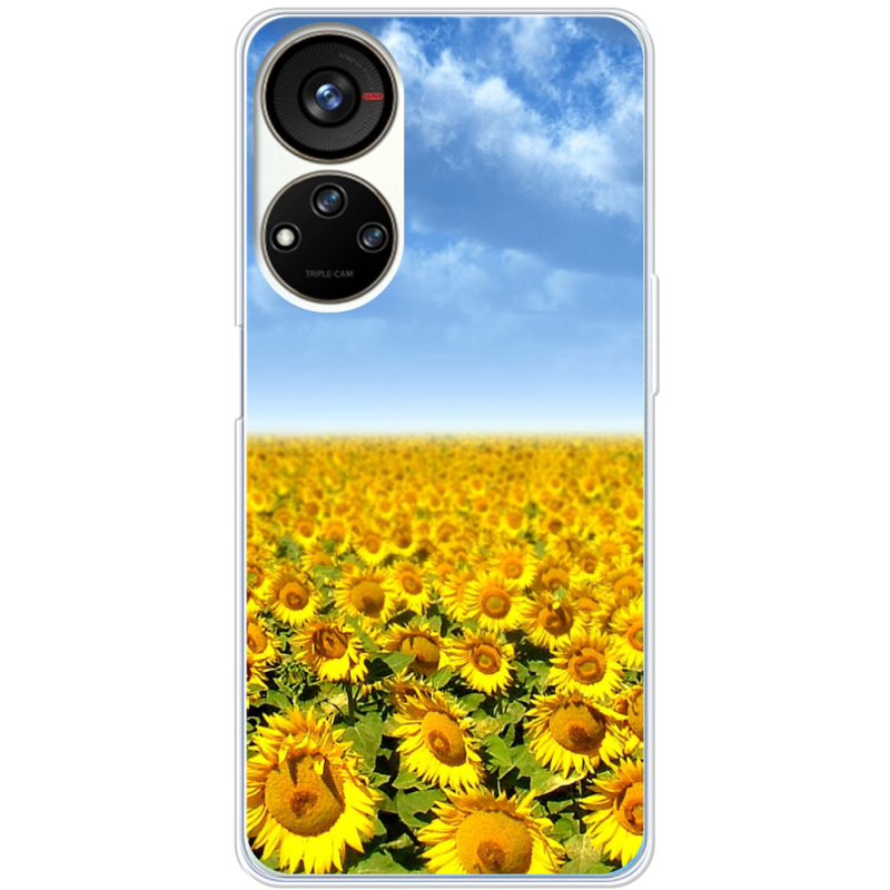 Чехол BoxFace ZTE Blade V40s Подсолнухи