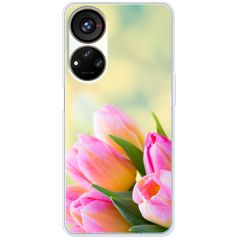 Чехол BoxFace ZTE Blade V40s Bouquet of Tulips