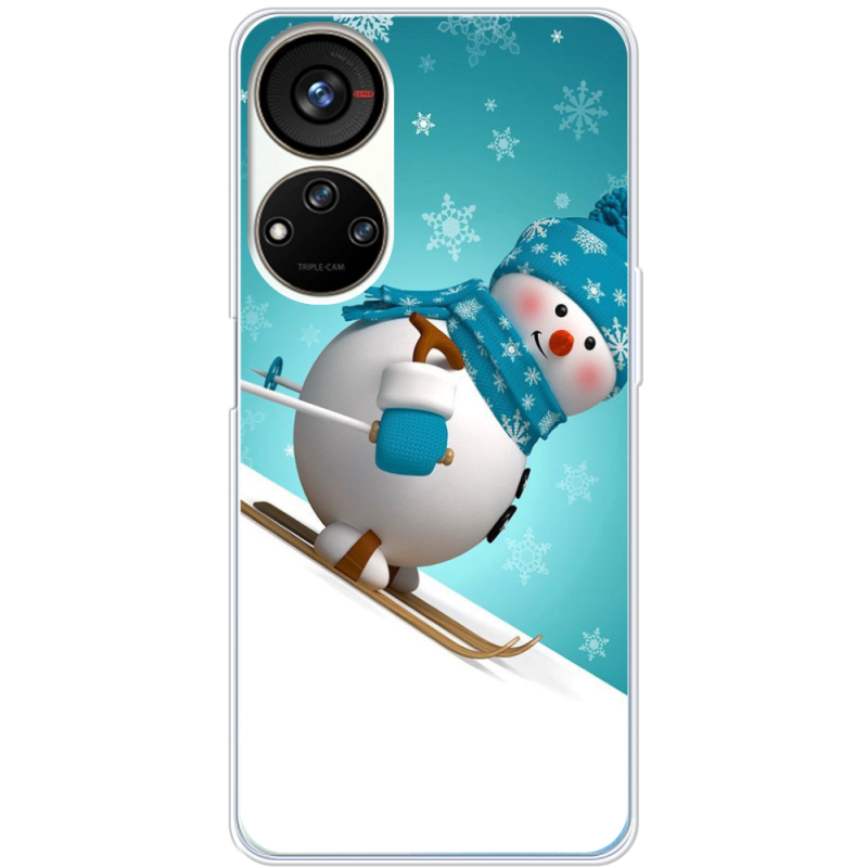 Чехол BoxFace ZTE Blade V40s Skier Snowman