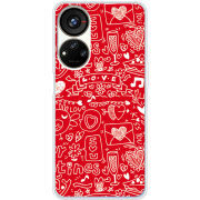 Чехол BoxFace ZTE Blade V40s Happy Valentines