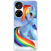 Чехол BoxFace ZTE Blade V40s My Little Pony Rainbow Dash