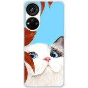 Чехол BoxFace ZTE Blade V40s Wondering Cat