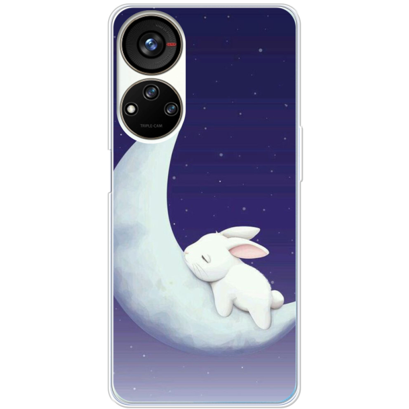 Чехол BoxFace ZTE Blade V40s Moon Bunny