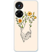 Чехол BoxFace ZTE Blade V40s Flower Hands