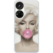 Чехол BoxFace ZTE Blade V40s Marilyn Monroe Bubble Gum