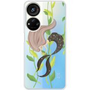 Прозрачный чехол BoxFace ZTE Blade V40s Cute Mermaid