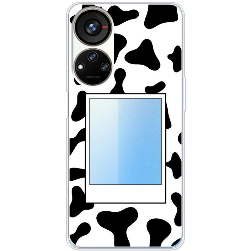 Прозрачный чехол BoxFace ZTE Blade V40s Cow