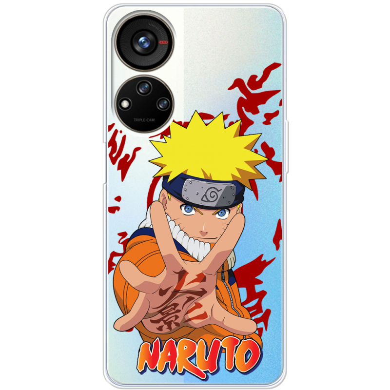 Прозрачный чехол BoxFace ZTE Blade V40s Naruto