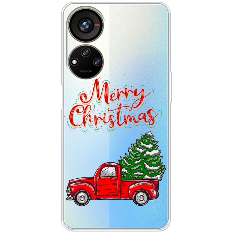 Прозрачный чехол BoxFace ZTE Blade V40s Holiday Car