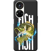 Черный чехол BoxFace ZTE Blade V40s Fish