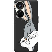 Черный чехол BoxFace ZTE Blade V40s Lucky Rabbit