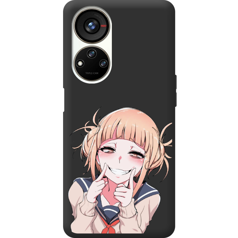 Черный чехол BoxFace ZTE Blade V40s Himiko Toga Smile