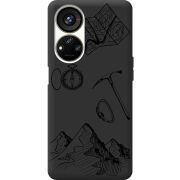 Черный чехол BoxFace ZTE Blade V40s Mountains