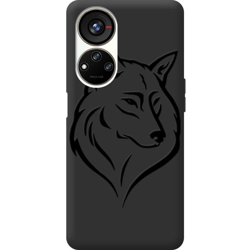 Черный чехол BoxFace ZTE Blade V40s Wolf