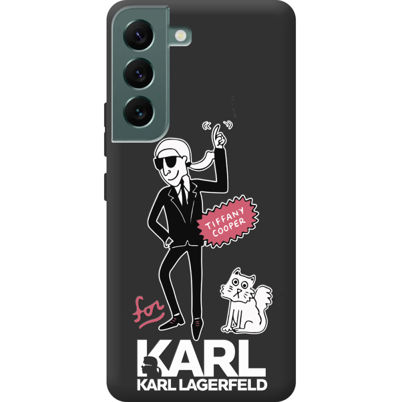 Черный чехол BoxFace Samsung Galaxy S22 (S901) For Karl