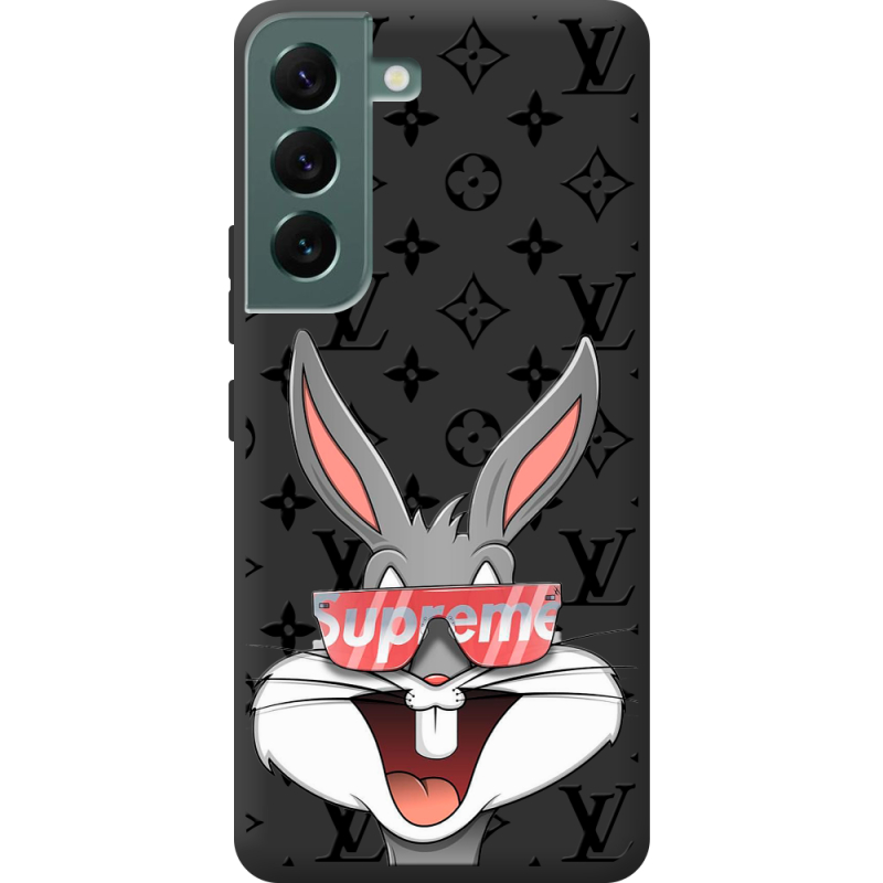 Черный чехол BoxFace Samsung Galaxy S22 (S901) looney bunny