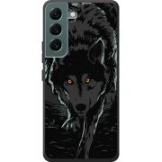 Черный чехол BoxFace Samsung Galaxy S22 (S901) Wolf