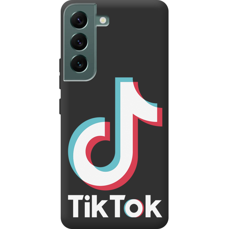 Черный чехол BoxFace Samsung Galaxy S22 (S901) Tik Tok