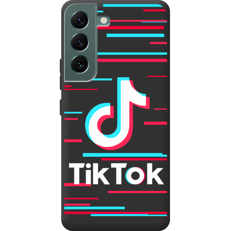 Черный чехол BoxFace Samsung Galaxy S22 (S901) Tik Tok