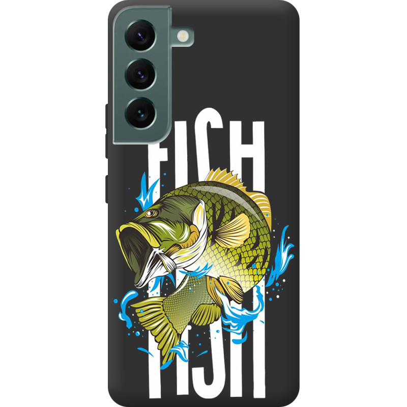 Черный чехол BoxFace Samsung Galaxy S22 (S901) Fish