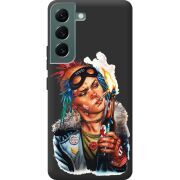 Черный чехол BoxFace Samsung Galaxy S22 (S901) Tanker Girl