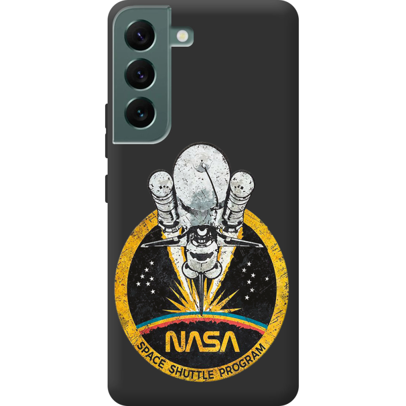 Черный чехол BoxFace Samsung Galaxy S22 (S901) NASA Spaceship