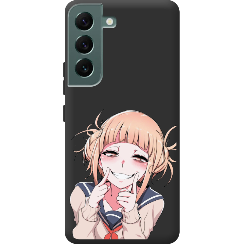 Черный чехол BoxFace Samsung Galaxy S22 (S901) Himiko Toga Smile