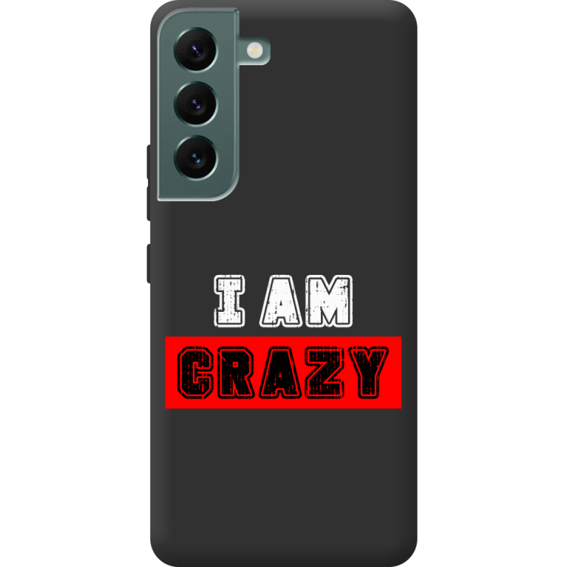 Черный чехол BoxFace Samsung Galaxy S22 (S901) I'm Crazy