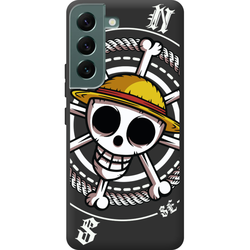 Черный чехол BoxFace Samsung Galaxy S22 (S901) One Piece Компас