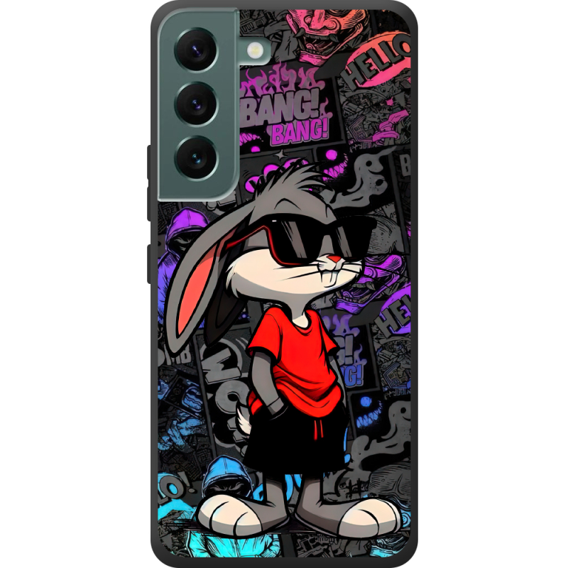 Черный чехол BoxFace Samsung Galaxy S22 (S901) Малий вухань
