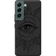 Черный чехол BoxFace Samsung Galaxy S22 (S901) Eye