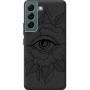 Черный чехол BoxFace Samsung Galaxy S22 (S901) Eye