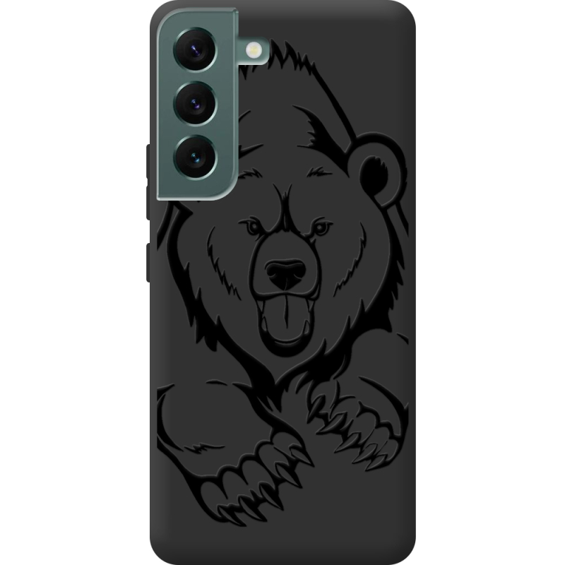 Черный чехол BoxFace Samsung Galaxy S22 (S901) Grizzly Bear