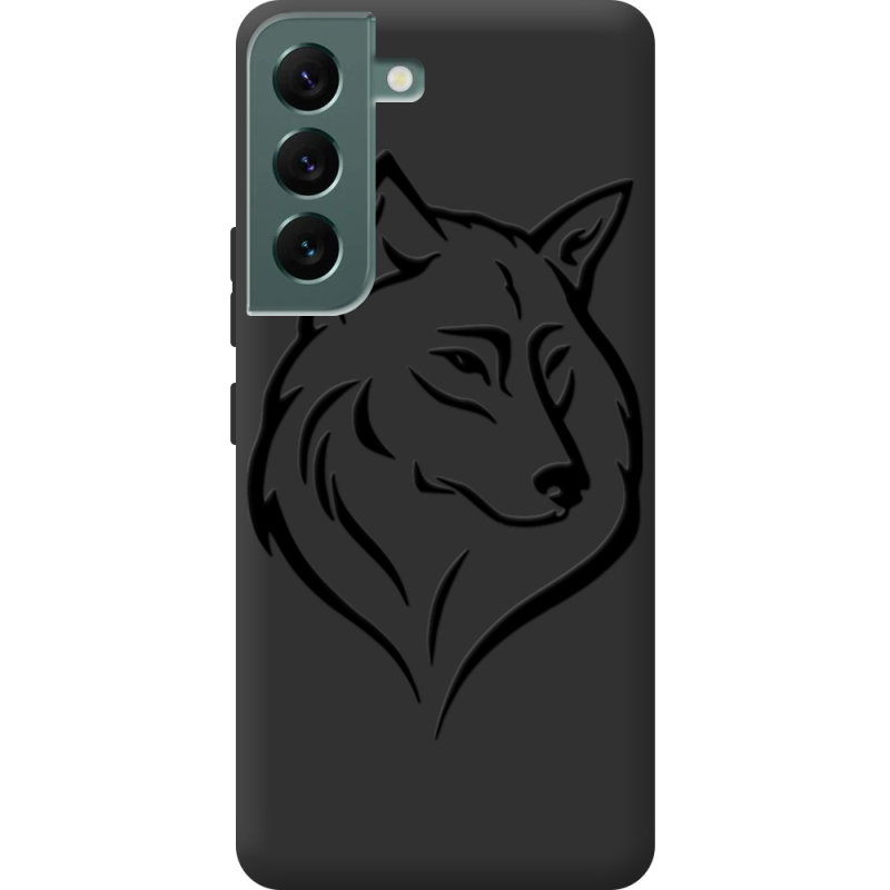 Черный чехол BoxFace Samsung Galaxy S22 (S901) Wolf