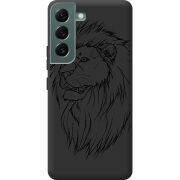 Черный чехол BoxFace Samsung Galaxy S22 (S901) Lion