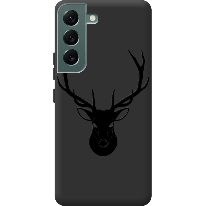 Черный чехол BoxFace Samsung Galaxy S22 (S901) Deer