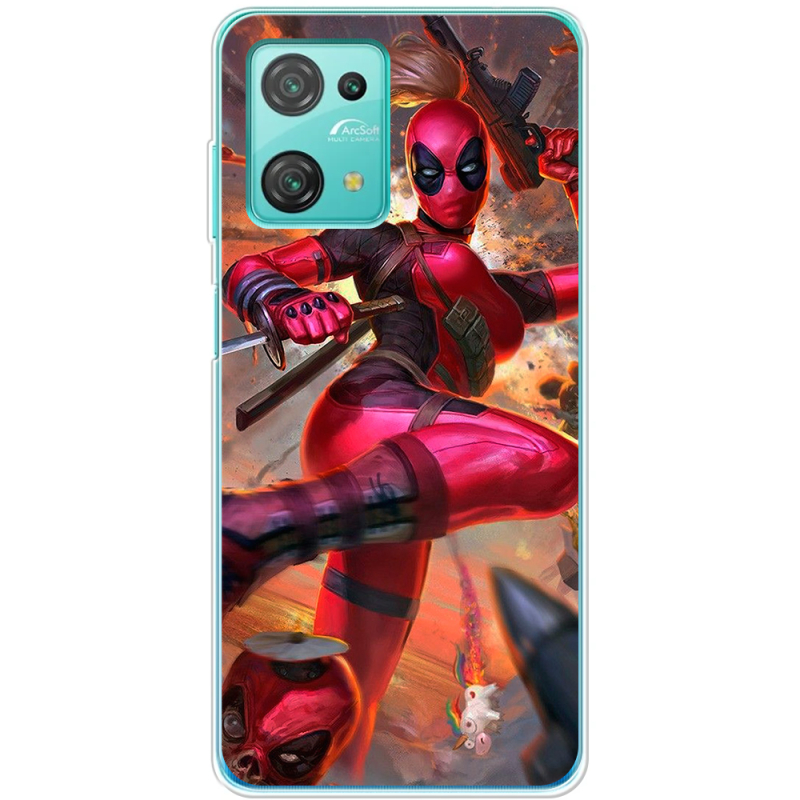 Чехол BoxFace Blackview Oscal C30 Pro Woman Deadpool