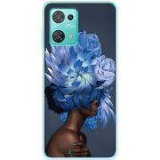 Чехол BoxFace Blackview Oscal C30 Pro Exquisite Blue Flowers