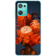 Чехол BoxFace Blackview Oscal C30 Pro Exquisite Orange Flowers