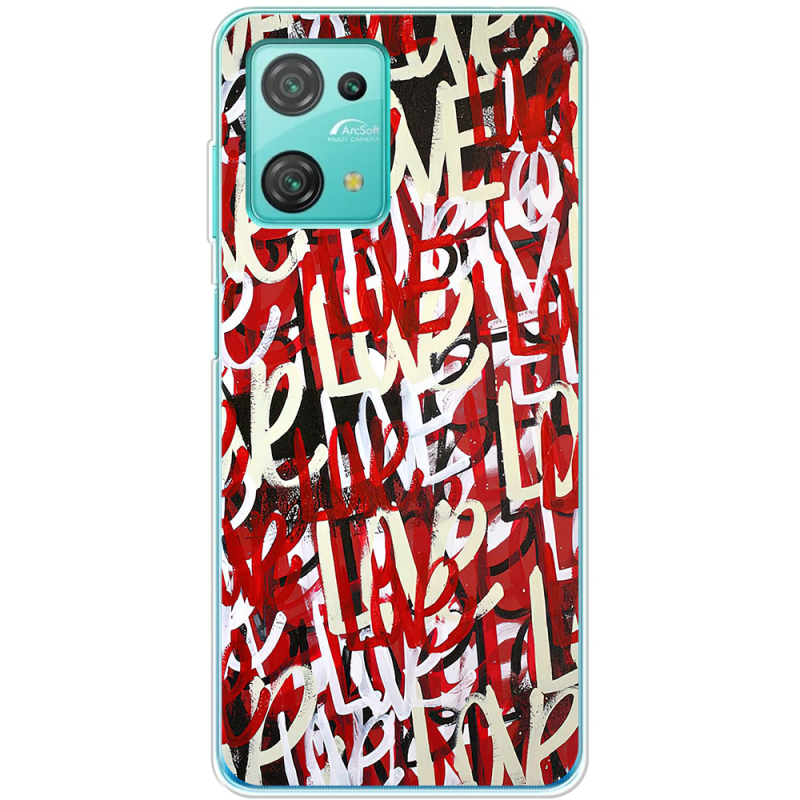 Чехол BoxFace Blackview Oscal C30 Pro Love Graffiti