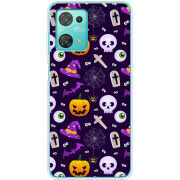 Чехол BoxFace Blackview Oscal C30 Pro Halloween Purple Mood