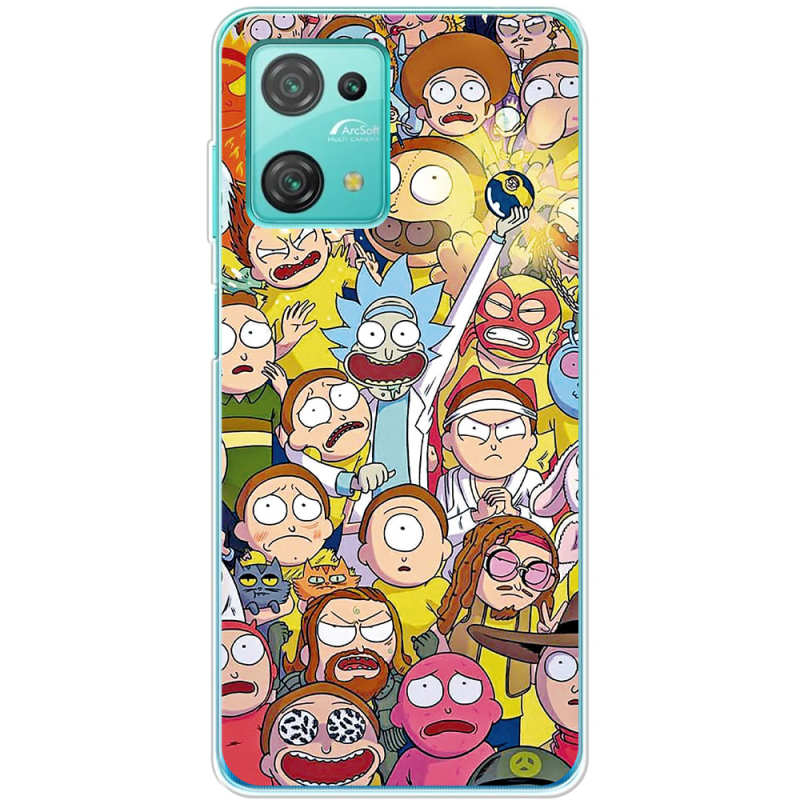 Чехол BoxFace Blackview Oscal C30 Pro Rick and Morty